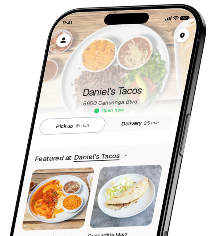 Daniel's Tacos app preview